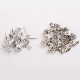 100pcs Gold Color 316L Stainless Steel Earring Studs DIY Ear Blank Post Pins 3-12mm Flat Round Tray Base Ear Jewelry Making DIY