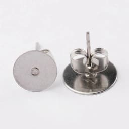 100pcs Gold Color 316L Stainless Steel Earring Studs DIY Ear Blank Post Pins 3-12mm Flat Round Tray Base Ear Jewelry Making DIY