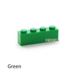 50PCS DIY Building Blocks Thick Figures Bricks 1x4 Dots Educational Creative Size Compatible With Brand Toys for Children 3010