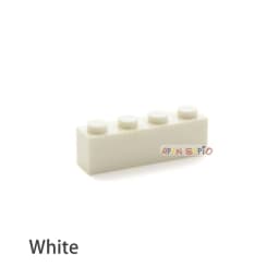 50PCS DIY Building Blocks Thick Figures Bricks 1x4 Dots Educational Creative Size Compatible With Brand Toys for Children 3010