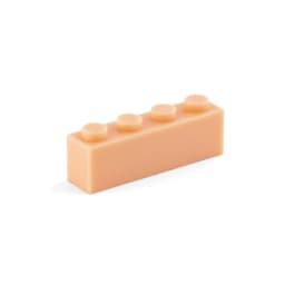 50PCS DIY Building Blocks Thick Figures Bricks 1x4 Dots Educational Creative Size Compatible With Brand Toys for Children 3010
