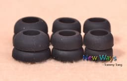 5mm Original Two Layer Silicone In-Ear Earphone Earbuds Ear Pads Covers Eartips Replacement Headphone Earplugs 6pcs/3pairs
