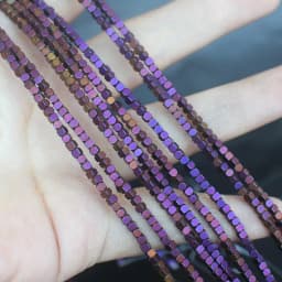 Natural Hematite Very Shining! Faceted Square Hematite Beads 15inch, For DIY Necklace Bracelat Jewelry Making