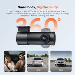 70mai M310 Plus 2K Dash Cam 1440P Image Enhanced Night Vision f/1.55 Aperture 24H Parking Mode Smart Voice Control Car Camera