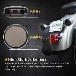 Motorcycle Turn Indicator Signal Light Lens Cover For Harley Sportster 883 1200 Touring Road King Dyna Softail Heritage Fatboy