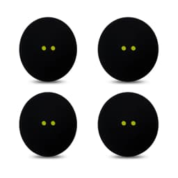 2 Pcs/ 4Pcs Rubber Squash Ball Double Yellow Point Squash Balls Training Speed Sports Rubber Bola Squash Ball Dot Squash Bola