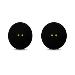 2 Pcs/ 4Pcs Rubber Squash Ball Double Yellow Point Squash Balls Training Speed Sports Rubber Bola Squash Ball Dot Squash Bola