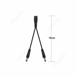 5.5mm 2.1mm 1 To 2/3/4/5/6/8 Way DC Power Splitter Cable 5V 12V Power Adapter Connector Cord For LED Strip Lights CCTV Camera
