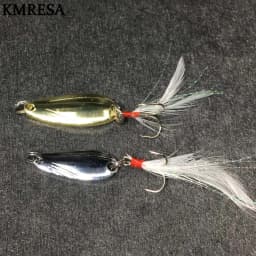 1pcs Metal 3g/5g Fishing Lures Wobbler Spinner Bait Spoon Artificial Bass Hard Sequin Paillette Metal Steel Hook Lures