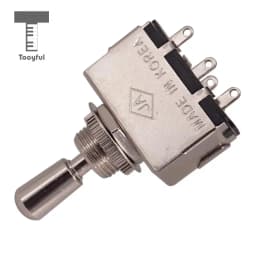 Tooyful Guitar Metal Closed 3 Way Pickup Selector Tone Switch Copper Knob for LP Electric Guitar Pickups Parts Swith Control