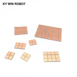 100pcs FR4 PCB 6.5*7mm Double Side Copper Clad Plate DIY PCB Kit Laminate Circuit Board 0.65x0.7cm 6.5x7x1.0mm