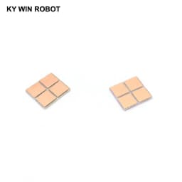 100pcs FR4 PCB 6.5*7mm Double Side Copper Clad Plate DIY PCB Kit Laminate Circuit Board 0.65x0.7cm 6.5x7x1.0mm