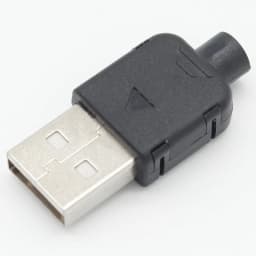 10 Sets DIY USB 2.0 Connector Plug A Type Male 4 Pin Assembly Adapter Socket Solder Type Black Plastic Shell For Data Connection