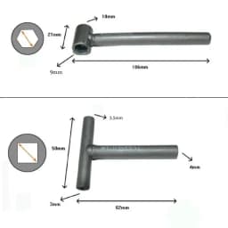 Motorcycle Engine Valve Screw Adjusting Spanner Tool Valve clearance adjustment tools + Feeler gauge 0.02-1