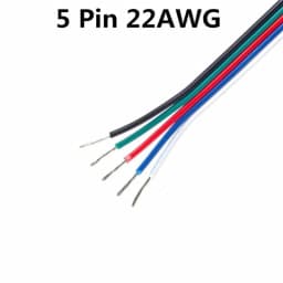 1m-100m RGB Led Connector 2pin 3pin 4pin 5pin LED Cable Extension Extend Cord Connector Wire For RGB RGBW Single Color LED Strip