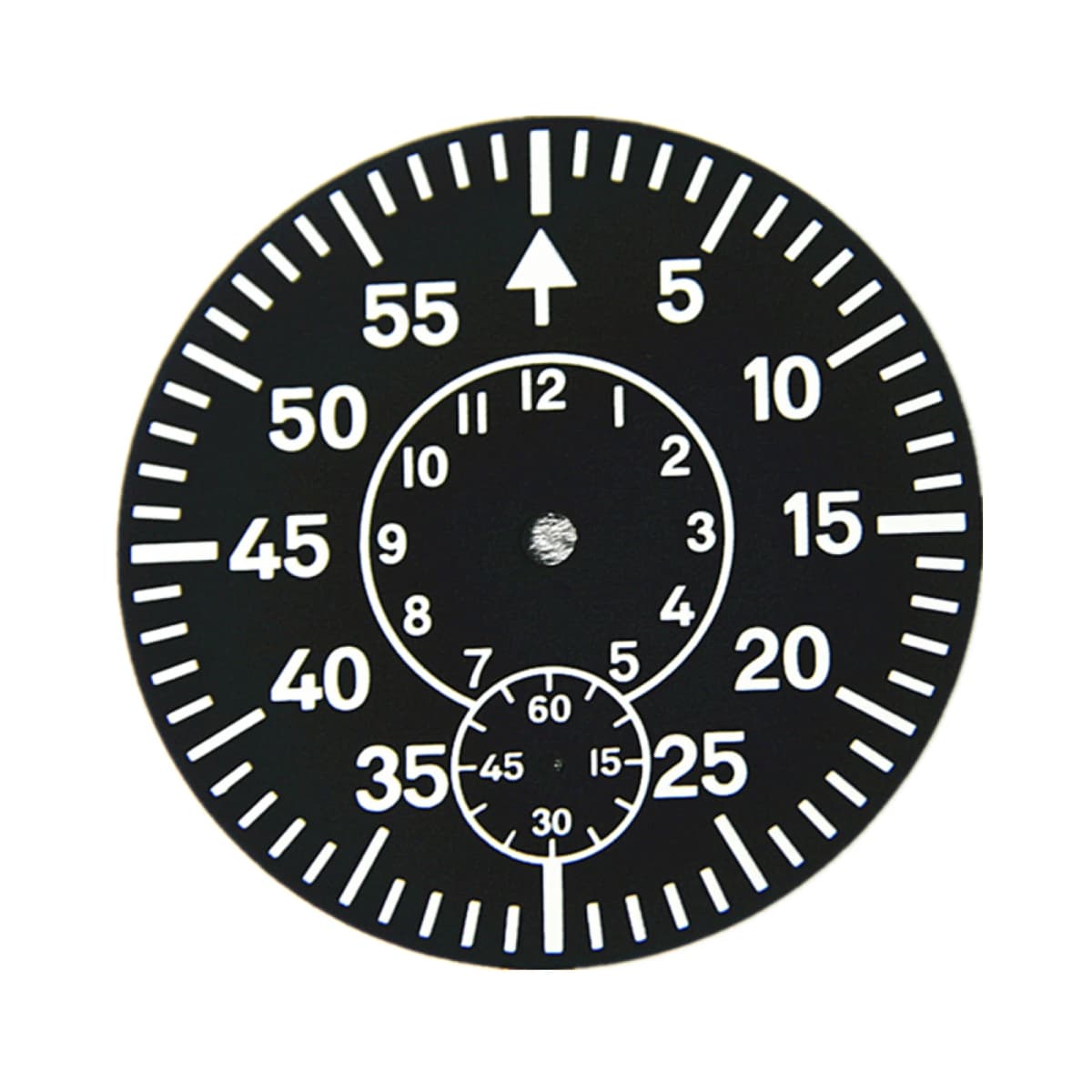 High End Black 38.9mm Watch Dial For ETA 6497 6498 Strong Green Luminous 6/9 O'clock Watch Face Plate For Seagull ST3620 ST3600