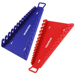 WORKPRO Magnetic Wrench Organizer Wrench Holder Set for Tool Box Drawer, Wrench Rack Tool Trays SAE and Metric (without tool)