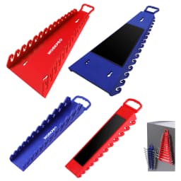 WORKPRO Magnetic Wrench Organizer Wrench Holder Set for Tool Box Drawer, Wrench Rack Tool Trays SAE and Metric (without tool)