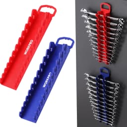 WORKPRO Magnetic Wrench Organizer Wrench Holder Set for Tool Box Drawer, Wrench Rack Tool Trays SAE and Metric (without tool)