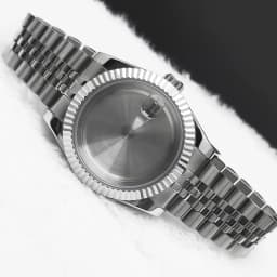 36mm/39mm Sapphire Glass For Men Watch Case Fit NH36 NH34 NH35 Movement Fashion Waterproof Jubilee Stainless Steel