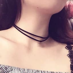 Handmade Velvet Lace Vintage Choker Necklace for Women Collar Torques Trendy Neck Jewelry Stretch Charm Gothic Punk Black Heart