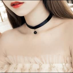 Handmade Velvet Lace Vintage Choker Necklace for Women Collar Torques Trendy Neck Jewelry Stretch Charm Gothic Punk Black Heart