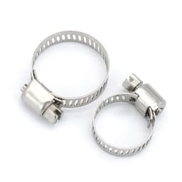 NINDEJIN 3-10pcs hose clamp adjustable 6-311mm Stainless Steel worm gear hose clip hose lock for water pipe plumbing