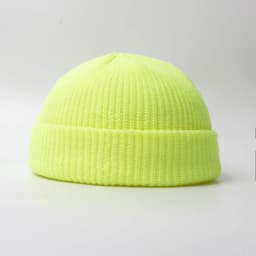 Men's Beanie Hat Winter Warm Brimless Cap Street Wild Knitted Woolen Landlord Hat Outdoor Cool Fashion Beanies Hat For Men