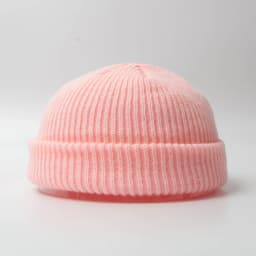 Men's Beanie Hat Winter Warm Brimless Cap Street Wild Knitted Woolen Landlord Hat Outdoor Cool Fashion Beanies Hat For Men