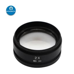 WD165 0.5X 0.7X 1.0X 2.0X Auxiliary Objective Lens Microscope Barlow Lens Objective For Trinocular Stereo Zoom Microscope Camera