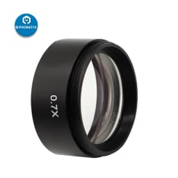 WD165 0.5X 0.7X 1.0X 2.0X Auxiliary Objective Lens Microscope Barlow Lens Objective For Trinocular Stereo Zoom Microscope Camera