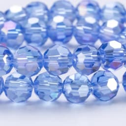 3 4 6 8mm Round Crystal Beads Faceted Colorful Glass Beads Loose Spacer Bead for Jewerly Making Needlework Bracelet Necklace DIY