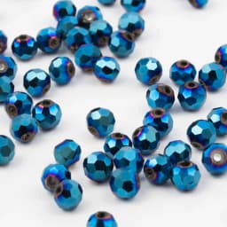 3 4 6 8mm Round Crystal Beads Faceted Colorful Glass Beads Loose Spacer Bead for Jewerly Making Needlework Bracelet Necklace DIY