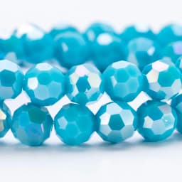 3 4 6 8mm Round Crystal Beads Faceted Colorful Glass Beads Loose Spacer Bead for Jewerly Making Needlework Bracelet Necklace DIY