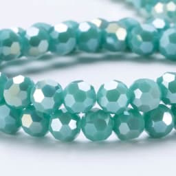3 4 6 8mm Round Crystal Beads Faceted Colorful Glass Beads Loose Spacer Bead for Jewerly Making Needlework Bracelet Necklace DIY