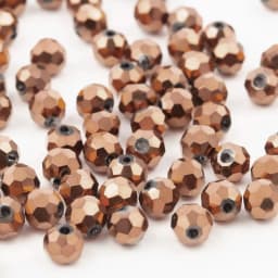 3 4 6 8mm Round Crystal Beads Faceted Colorful Glass Beads Loose Spacer Bead for Jewerly Making Needlework Bracelet Necklace DIY
