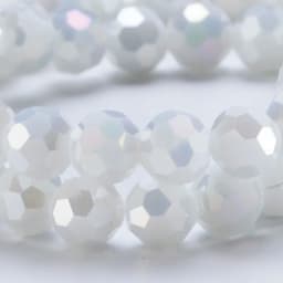 3 4 6 8mm Round Crystal Beads Faceted Colorful Glass Beads Loose Spacer Bead for Jewerly Making Needlework Bracelet Necklace DIY