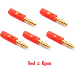 Audio Speaker Screw Banana Gold Plate Plugs Connectors 4mm IN STOCK Black Red Facotry Online Wholesale Golden