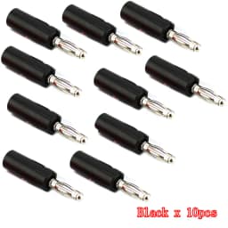 Audio Speaker Screw Banana Gold Plate Plugs Connectors 4mm IN STOCK Black Red Facotry Online Wholesale Golden