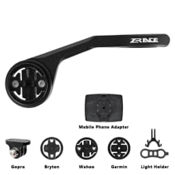 ZRACE Bicycle Computer Camera Mount Holder Out Front Bike Mount From Bike Mount For IGPSPORT Garmin Bryton Wahoo Gopro