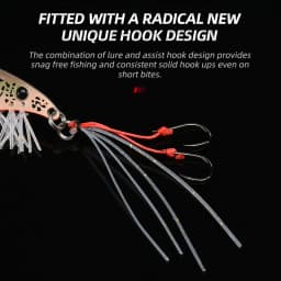 ALLBLUE Crazy Shrimp 7g 14g Metal VIB Sinking Blade Spoon Fishing Lure Bass Artificial Bait With Jig Assist Hook Rubber Skirt