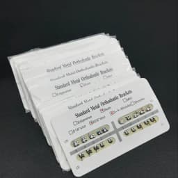 10packs Dental Orthodontic Metal Braces Bracket Mini Roth/MBT/Edgewise 022 Slot Dentist Bracket Dental Metal Bracket