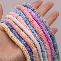 Natural Mother Of Pearl Shell Isolation Beads For Jewelry Making DIY Necklace Bracelet Earring Handiwork Sewing Craft Accessory