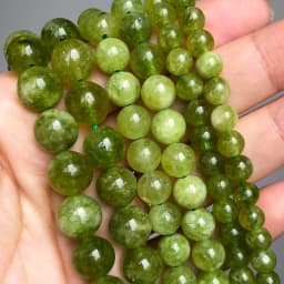 6 8 10 12mm Burmese Jades Stone Beads Natural Loose Spacer Beads For Jewelry Making Round Beads DIY Bracelet Accessories 15''