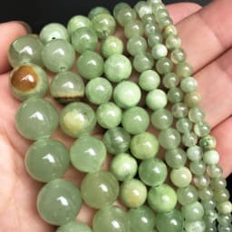 6 8 10 12mm Burmese Jades Stone Beads Natural Loose Spacer Beads For Jewelry Making Round Beads DIY Bracelet Accessories 15''