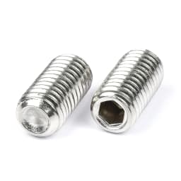 NINDEJIN hex socket set screw cup point stainless steel m2 m3 m4 m5 m6 m8 m10 headless hexagon socket grub screw DIN916