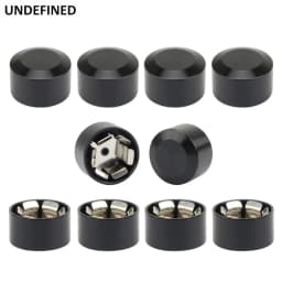 Black Motorcycle Head Bolts Cap Cover CNC Schrauben Topper Caps Cover For Harley Sportster Touring Dyna Big Twin Cam Softail