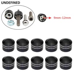 Black Motorcycle Head Bolts Cap Cover CNC Schrauben Topper Caps Cover For Harley Sportster Touring Dyna Big Twin Cam Softail