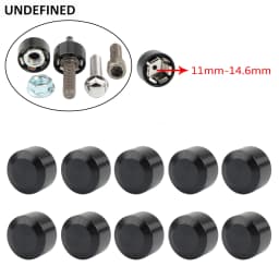 Black Motorcycle Head Bolts Cap Cover CNC Schrauben Topper Caps Cover For Harley Sportster Touring Dyna Big Twin Cam Softail