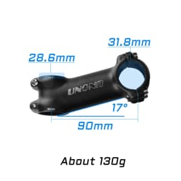 UNO Ultralight Bike Stem 7 17 Degree MTB Road Bicycle Stem 31.8mm 60/70/80/90/100/110/120/130mm Mountain MTB Bicycle Power Parts
